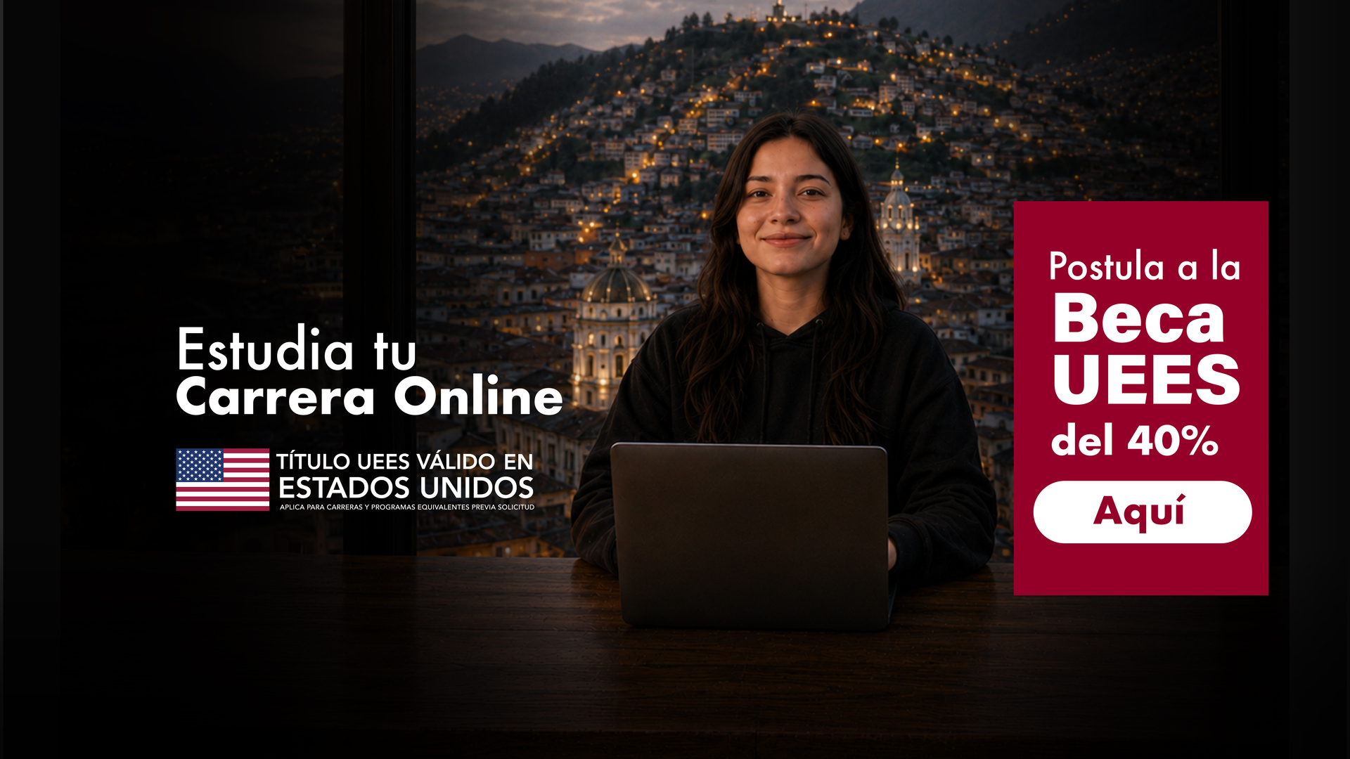 Banner UEES Online 2026 Ecuador