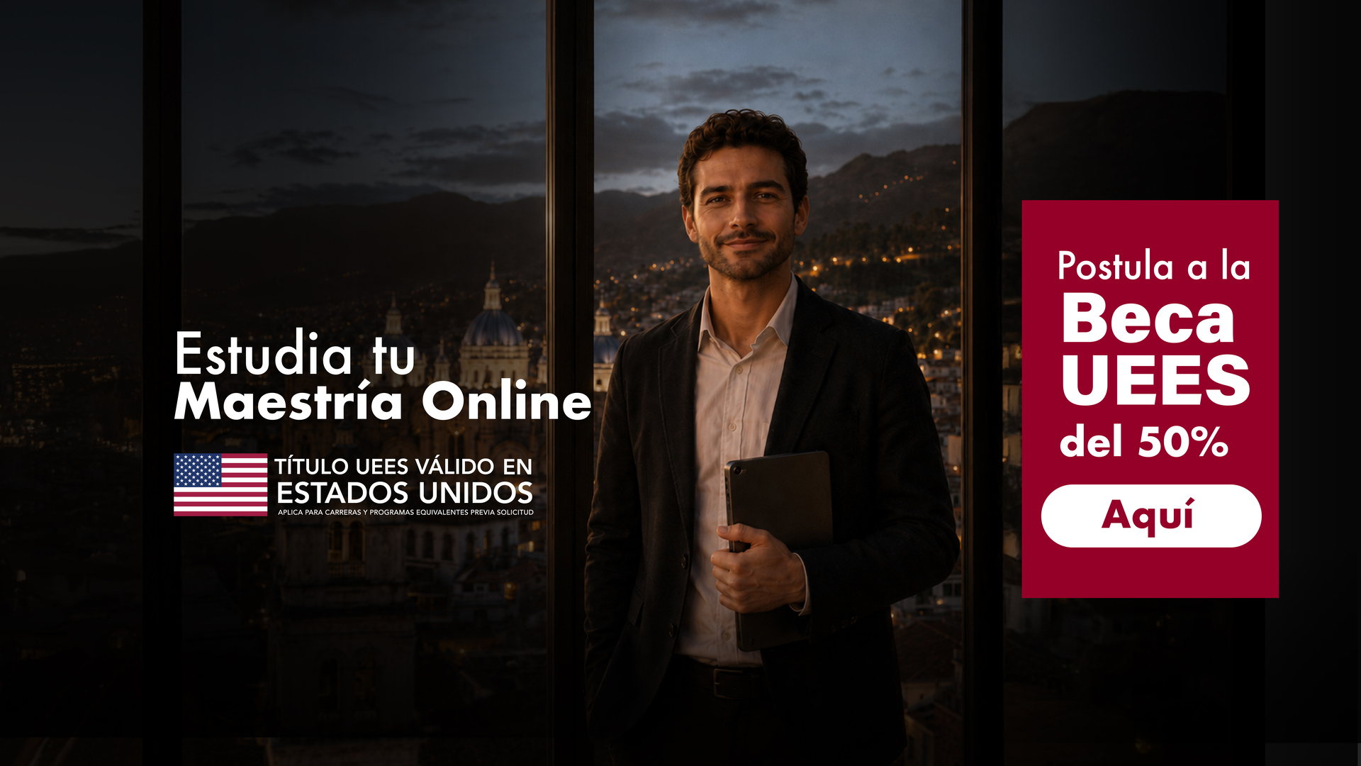 Banner UEES Online 2026 Ecuador